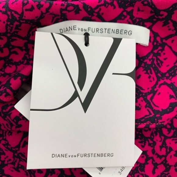 DVF Diane von Furstenberg Reina Dotted Snake tunic dress pink python new 2 - Picture 5 of 5